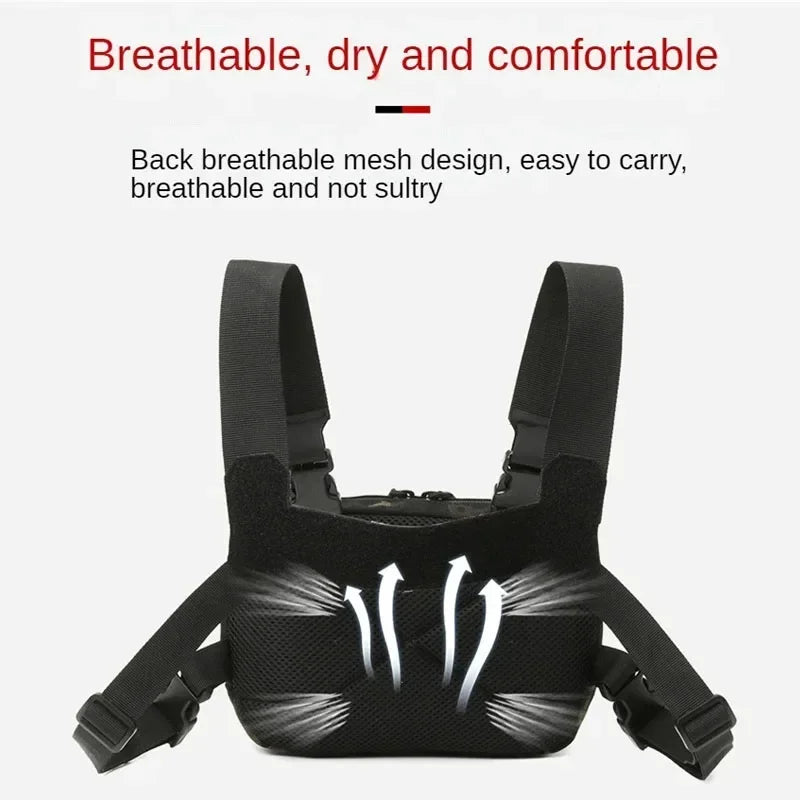 Multifunktionaler Brust-Rucksack mit Molle-System