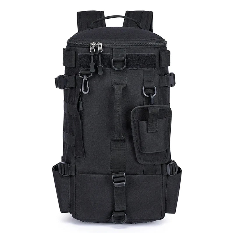 Multifunktionale Angeltasche mit Molle-System & Rutenhalter